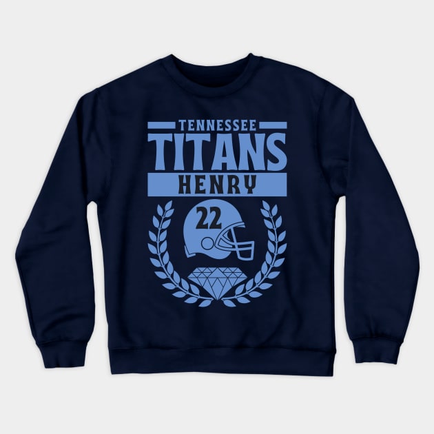 Tennessee Titans Henry 22 American Football Crewneck Sweatshirt by Astronaut.co